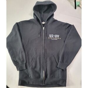 U2 UV Las Vegas Live At Sphere Zip Up Concert Hoodie Jacket Size S